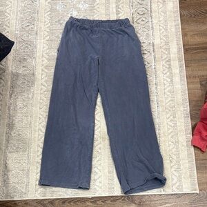Brandy Melville Gray Wide-Leg Pants